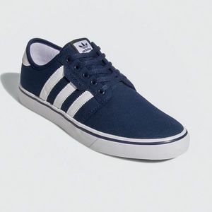 NWOB NWT Mens Adidas SEELEY SHOES Navy